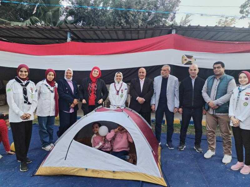منتخب الجوالة بجامعة كفر الشيخ يشارك في اليوم الكشفي الترويحي والافطار الجماعي بدار الحنان لليتيمات