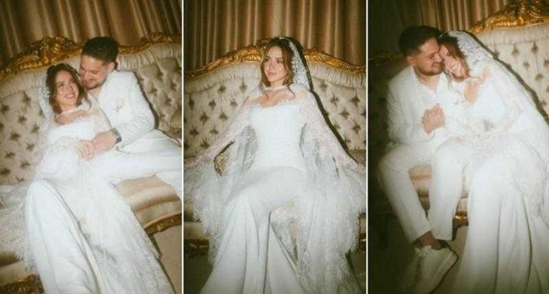 ”تزوجت حب حياتي” … رنا رئيس في جلسة تصوير رومانسية احتفالا بعقد قرانها