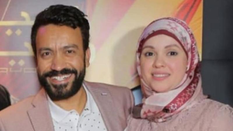 سامح حسين وزوجته