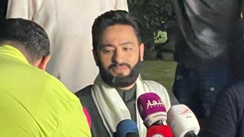 مؤتمر صحفي للفنان حمادة هلال قبل ختام تصوير مسلسل المداح 5