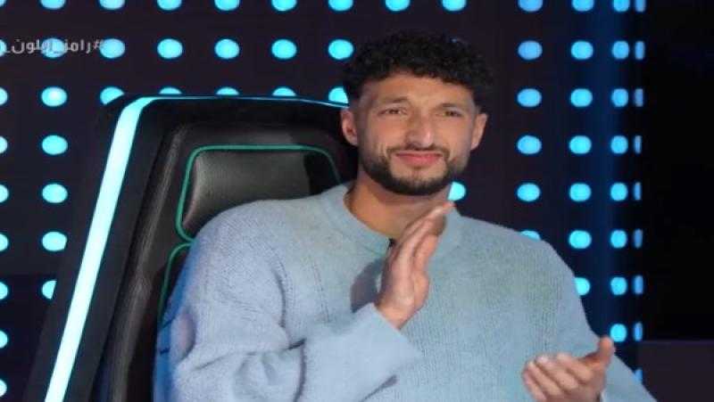 دا طويل أوي.. رامز جلال يعلق على حضور المهاجم الفلسطيني وسام أبو علي
