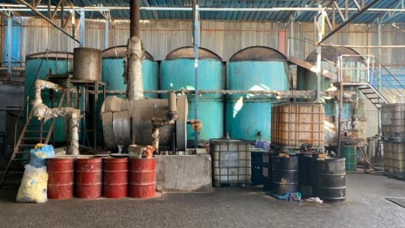 مصنع زيوت مغشوشة 