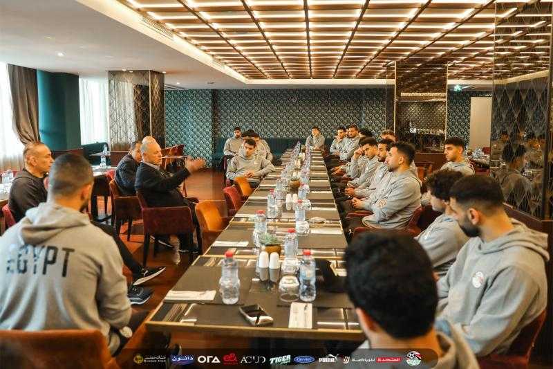 تفاصيل اجتماع هاني أبو ريدة مع منتخب مصر قبل مباراة إثيوبيا