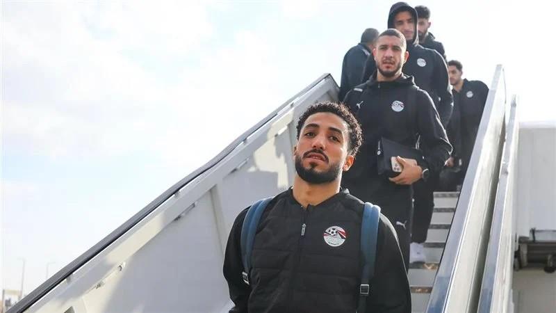 بعثة المنتخب تصل القاهرة قادمة من المغرب بعد الفوز على إثيوبيا