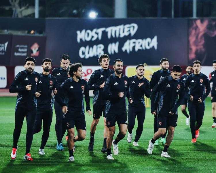 الأهلي يختتم تدريباته استعدادًا لموقعة طلائع الجيش في كأس عاصمة مصر