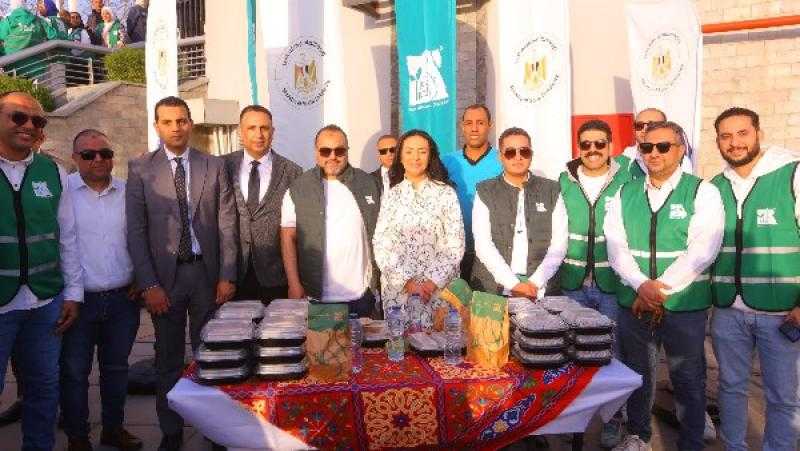 وزيرة التضامن تشهد حفل إفطار مؤسسة مصر الخير بممشى أهل مصر