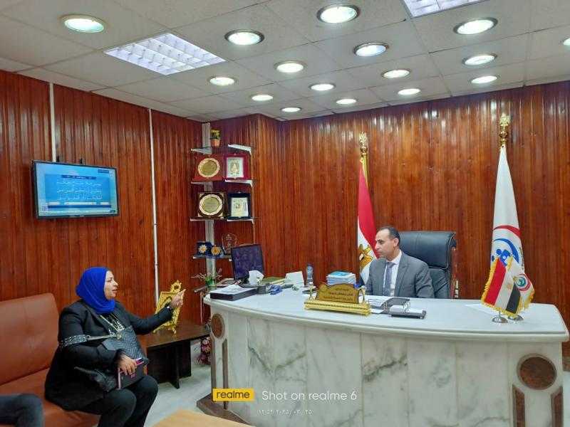 وكيل صحة الشرقية يستقبل المدير التنفيذي لمشروع تطوير النظام الصحي في مصر