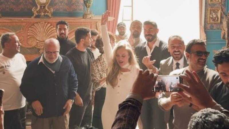 فركش تصوير مسلسل وتقابل حبيب بحضور نيكول سابا وكريم فهمي وأنوشكا وخالد سليم