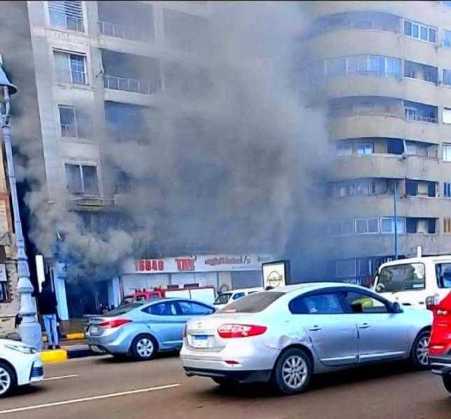 السيطرة على حريق منطقة ألعاب أطفال بكورنيش الإسكندرية