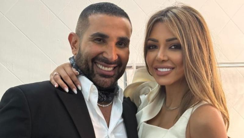 أحمد سعد وزوجته