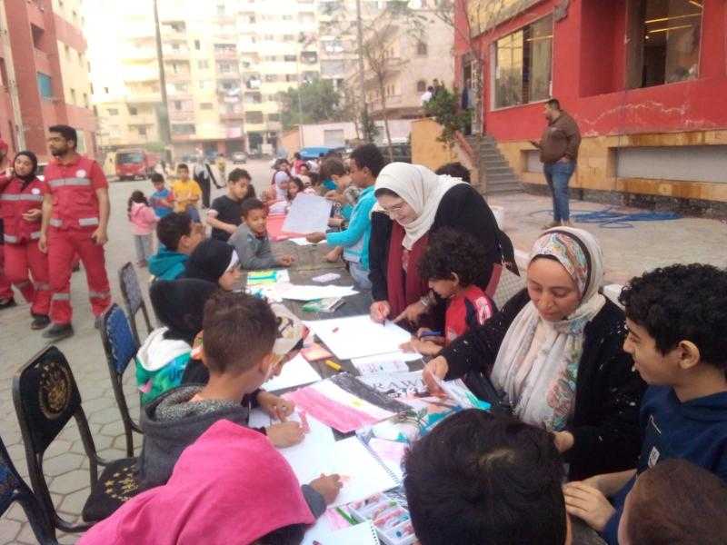 أنشطة متنوعة لأطفال أهالينا ضمن المشروع الثقافي بالمناطق الجديدة الآمنة