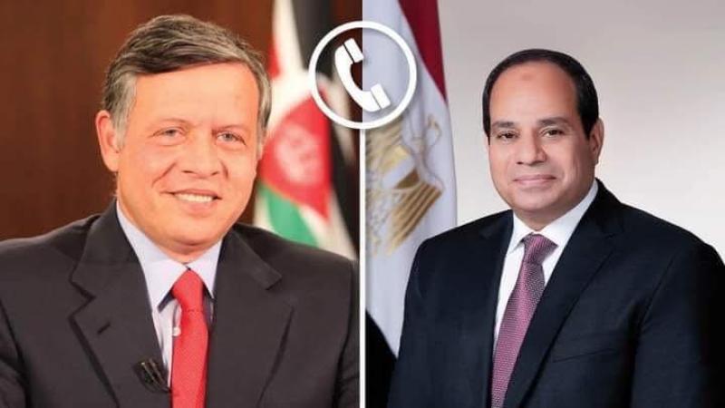 السيسي وملك الأردن