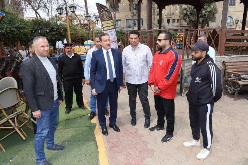 محافظ المنوفية يتفقد حدائق مصر و30 يونيو بشبين الكوم