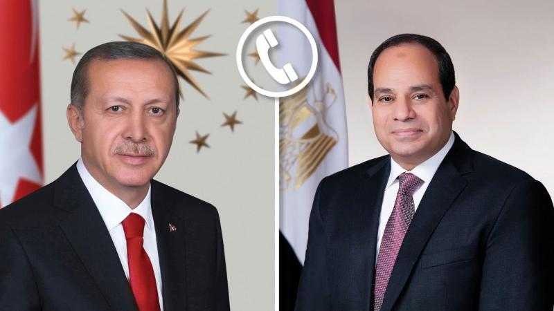السيسي يتلقى اتصالا هاتفيا من أردوغان للتهنئة بعيد الفطر