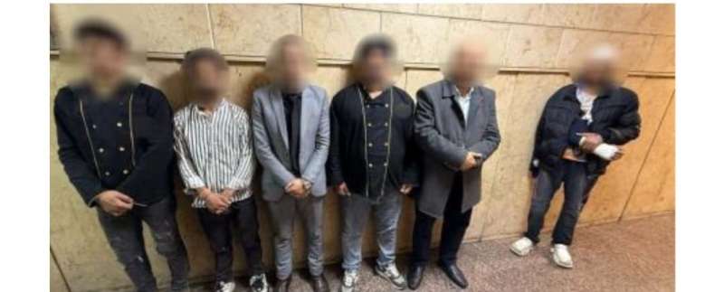 المتهمين المقبوض عليهم 