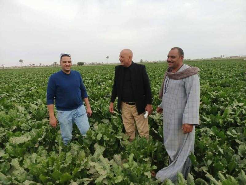 وكيل وزارة الزراعة بأسيوط يتفقد زراعات المحاصيل الشتوية بمراكز أبوتيج وصدفا والغنايم