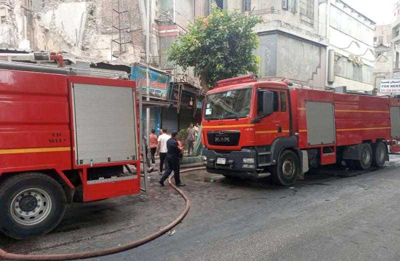 حريق هائل داخل شقة سكنية بالزمالك