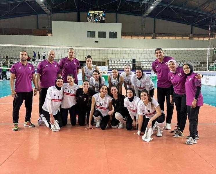 تدريبات خاصة لـ «سيدات طائرة الزمالك» قبل مواجهة تشيف نافال ستار النيجيري