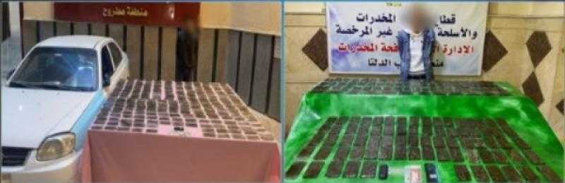 الداخلية تضبط 100 كيلو حشيش بقيمة 8 ملايين جنيه