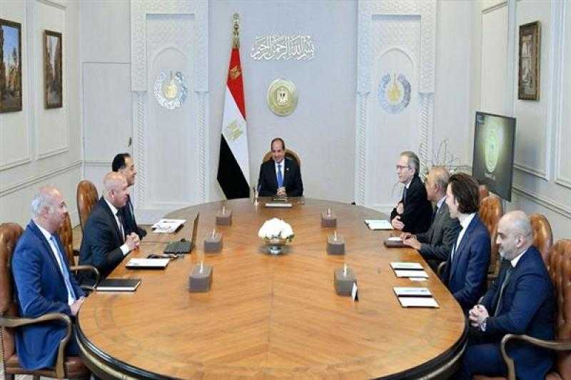 الرئيس السيسي يلتقي رئيس مجلس إدارة شركة ”ألستوم الفرنسية العالمية”