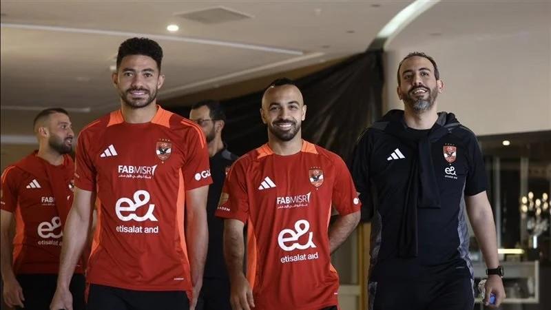 مران الأهلي الأول في موريتانيا استعدادا لمواجهة الهلال السوداني