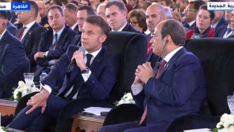 الرئيس ماكرون: مصر قوة جيوسياسية وعسكرية كبرى