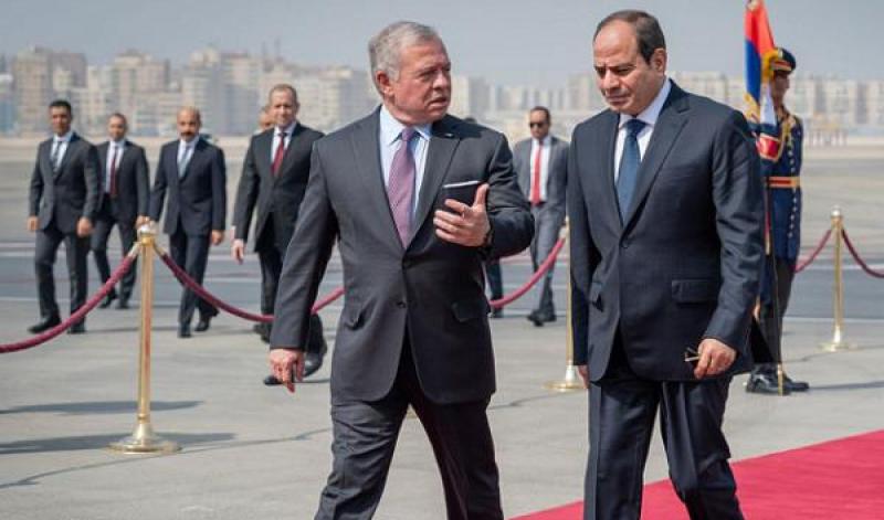 الرئيس السيسي و العاهل الاردني