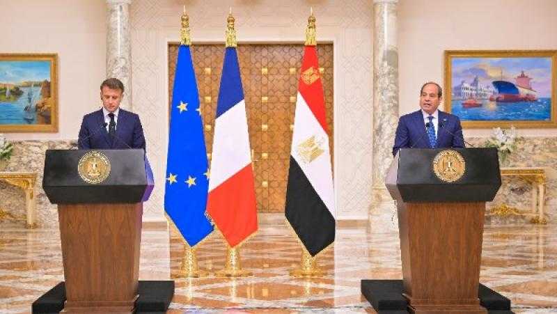 وقف إطلاق النار.. بيان مصري أردني فرنسي في ختام القمة الثلاثية بالقاهرة
