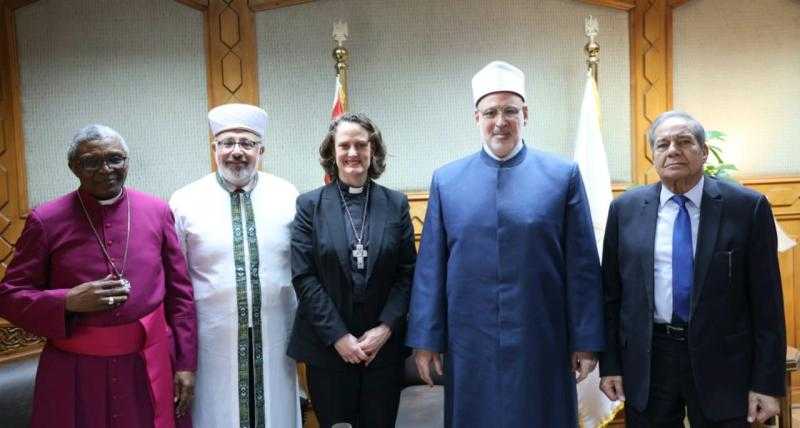 وكيل الأزهر يستقبل وفد منظمة كنائس من أجل السَّلام لمناقشة سُبُل دعم القضيَّة الفلسطينية
