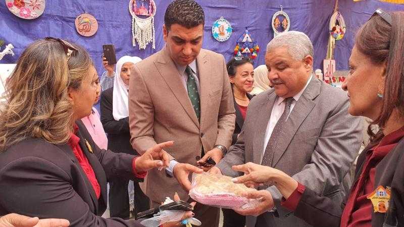 نائب المحافظ يفتتح المعرض الختامي للاقتصاد المنزلي بتعليم الأقصر