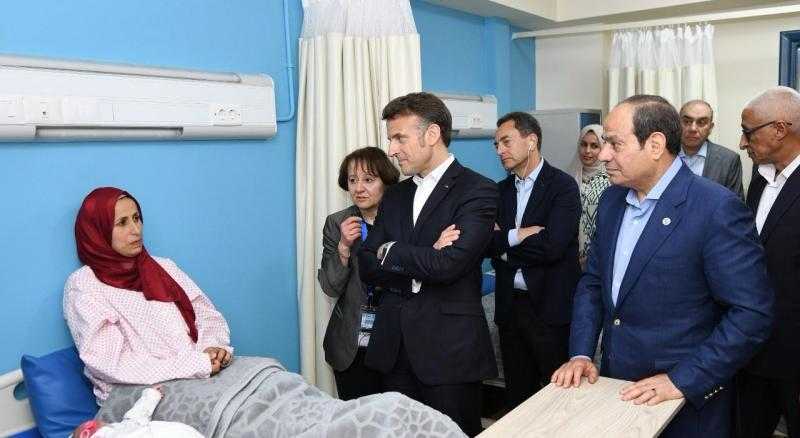 وزير الصحة: تمت زيارة 4 حالات فقط من مصابي فلسطين خلال زيارة ماكرون للعريش