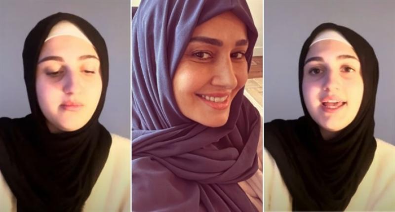 حلا شيحة وابنتها 