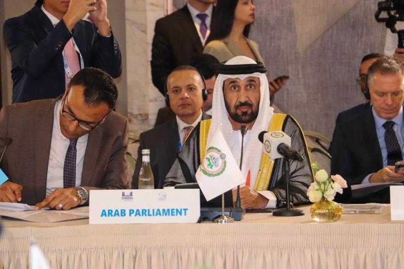 رئيس البرلمان العربي يطالب الشبكة البرلمانية لحركة عدم الانحياز أن يكون لها موقف واضح وقوي من حرب الإبادة الجماعية في غزة