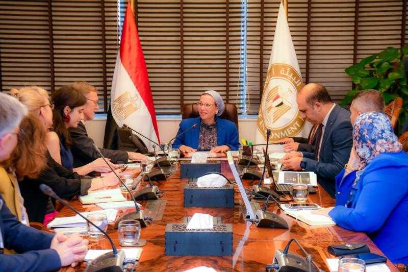 وزيرة البيئة تلتقي وفد جمعية أرباب رجال الأعمال الفرنسية ”ميديف الدولية” MEDEF