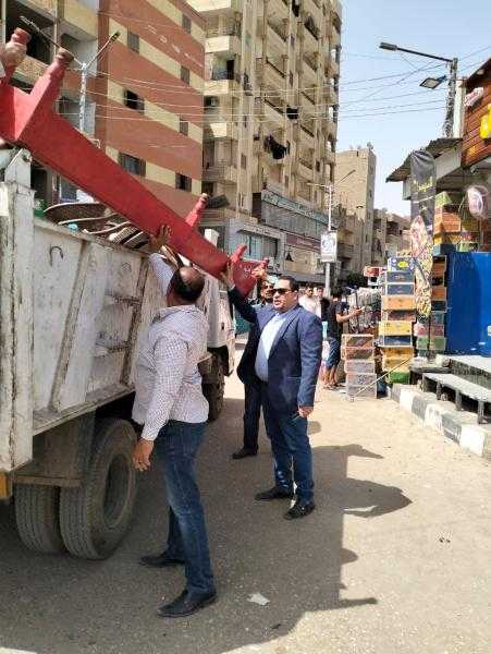 محافظ أسيوط: مواصلة إزالة الإشغالات والتعديات على حرم الطرق بنطاق مركز القوصية