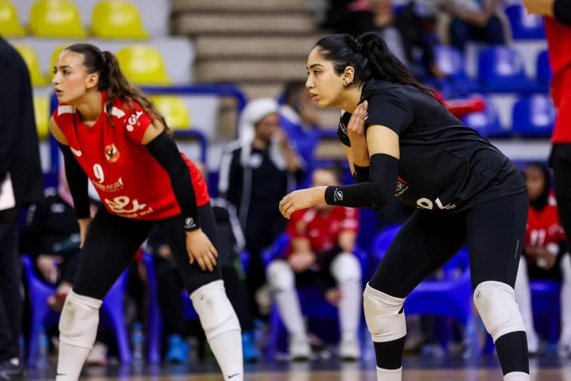 سيدات طائرة الأهلي والزمالك