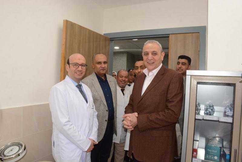 محافظ الغربية يتفقد مشروع مستشفى طنطا العام الجديد