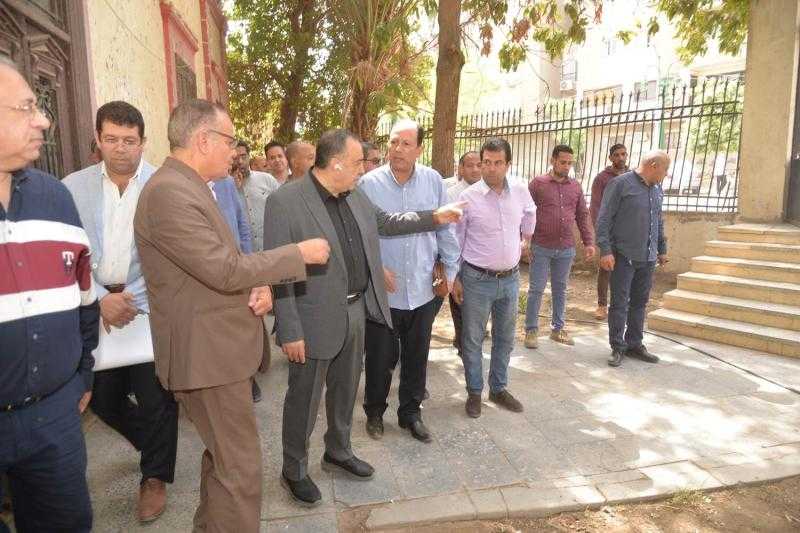 محافظ أسيوط يواصل متابعة أعمال التطوير ورفع كفاءة حديقة قصر ألكسان باشا الأثري