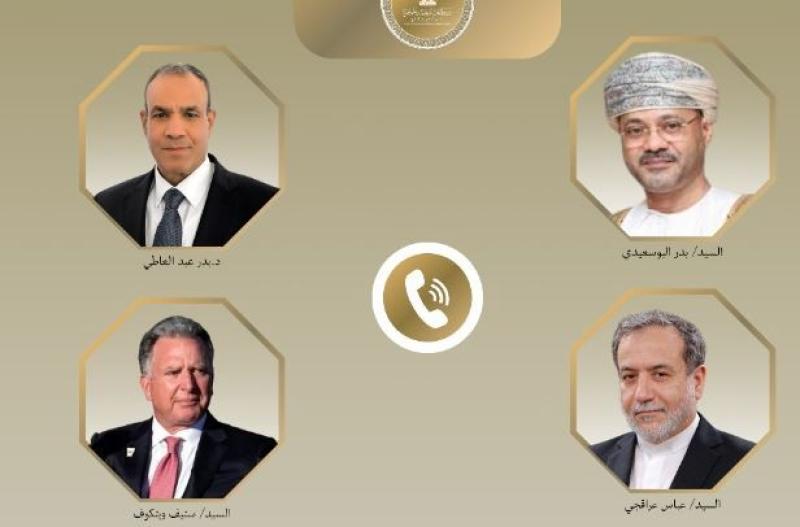 اتصالات لوزير الخارجية مع نظيريه العماني والإيراني ومبعوث الرئيس الأمريكي للشرق الأوسط