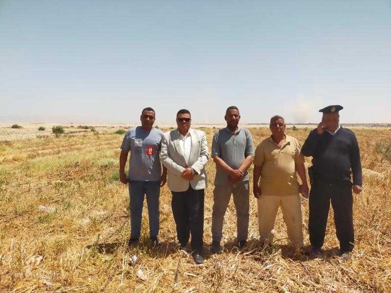 استرداد 227 ألف متر مربع أراضي زراعية بمركز أرمنت بالأقصر