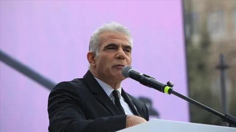 زعيم المعارضة في دولة الاحتلال يائير لابيد