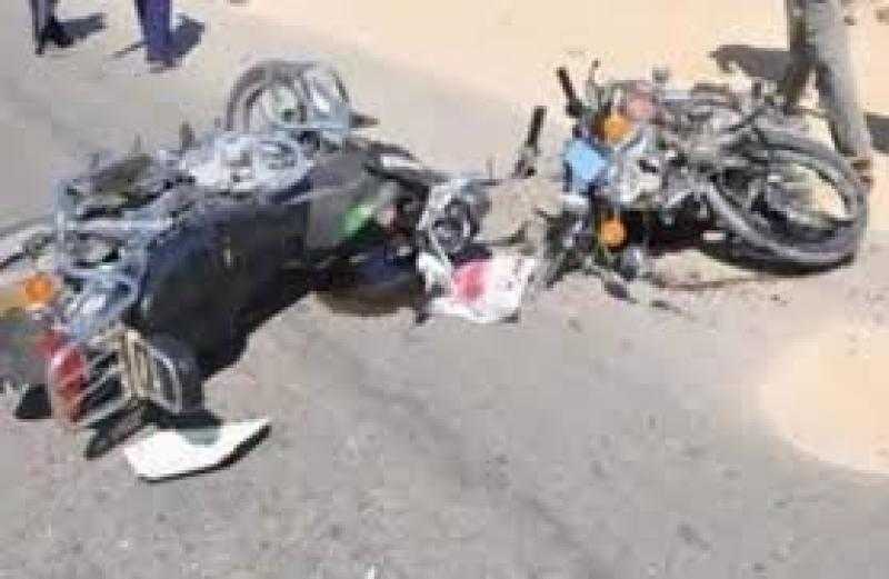 مصرع شابين في حادث تصادم دراجتين بطريق الزملوطي في الفيوم