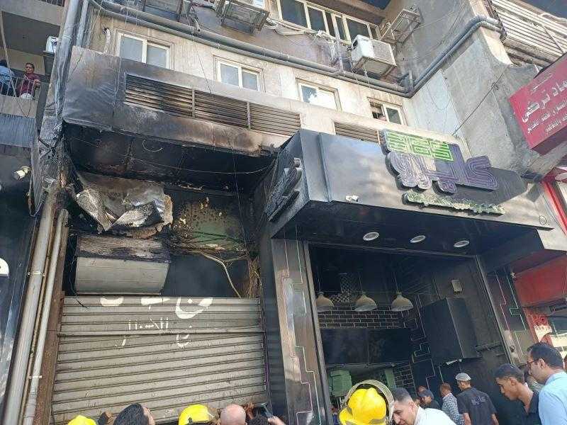 حريق داخل مطعم شهير فى مدينة نصر  دون إصابات