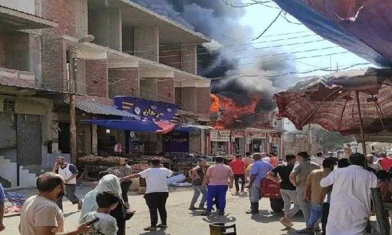 السيطرة على حريق بمحيط مؤسسة الزهور في شارع ناهيا بالجيزة دون إصابات