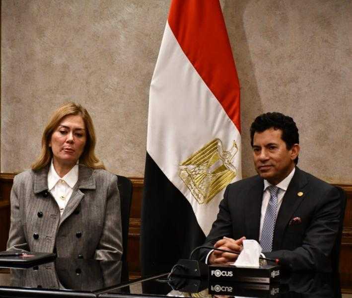 وزير الشباب يلتقي المدير التنفيذي للأكاديمية الوطنية للتدريب لتعزيز التعاون المشترك وبحث الملفات المستقبلية