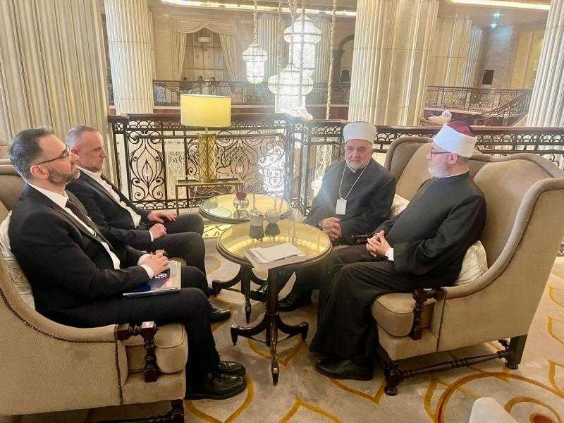 مفتي الجمهورية يلتقي نظيرَه الصربي لبحث سبل تعزيز التعاون