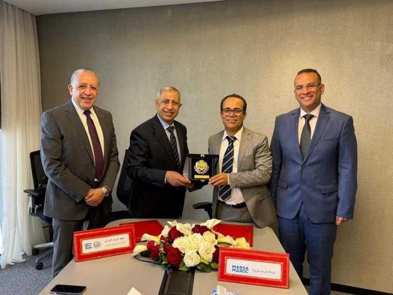 معهد تدريب الموانئ يوقع بروتوكول تعاون مع ”مارسا ماروك” المغربية في مجال التدريب والاستشارات