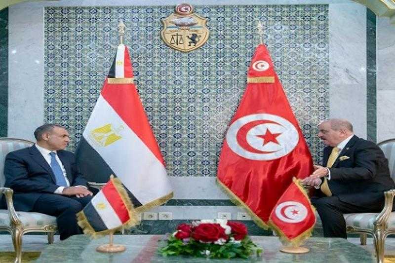 وزير الخارجية والهجرة يعقد جلسة مباحثات مع نظيره التونسي