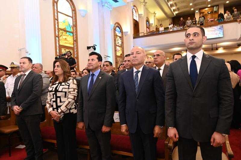 وزير الشباب والرياضة يشهد احتفالية الطائفة الإنجيلية بمصر بمناسبة عيد القيامة