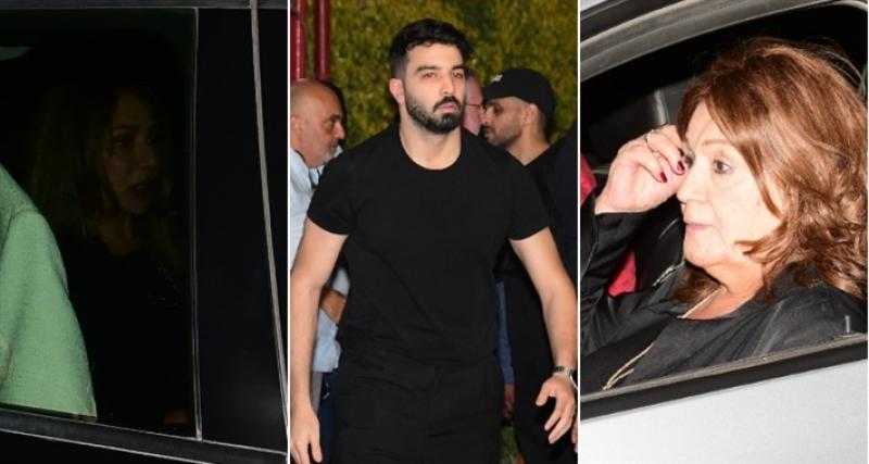 ليلى علوي وميمي جمال وحازم إيهاب وإدوراد بين معزين سليمان عيد